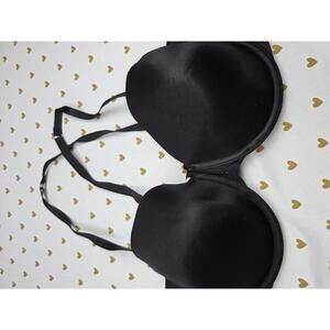 Victorias Secret Black Multiway BIOFIT Bra 34DD  VTG